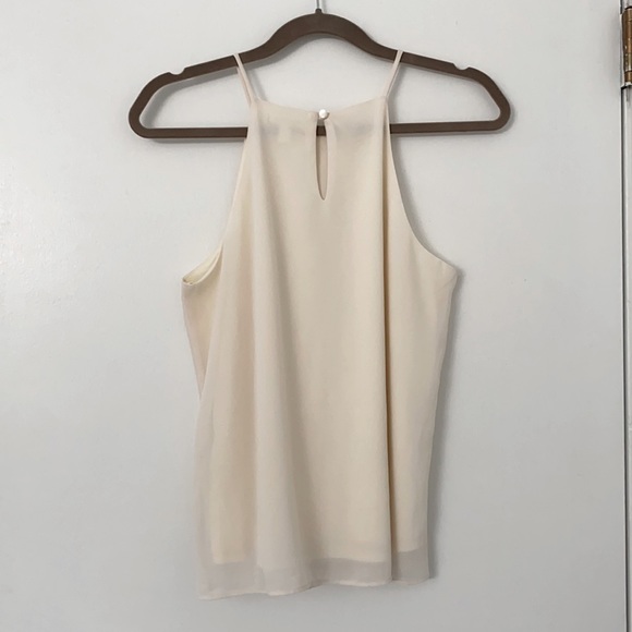 Monteau White Halter Tank Top - Picture 2 of 4